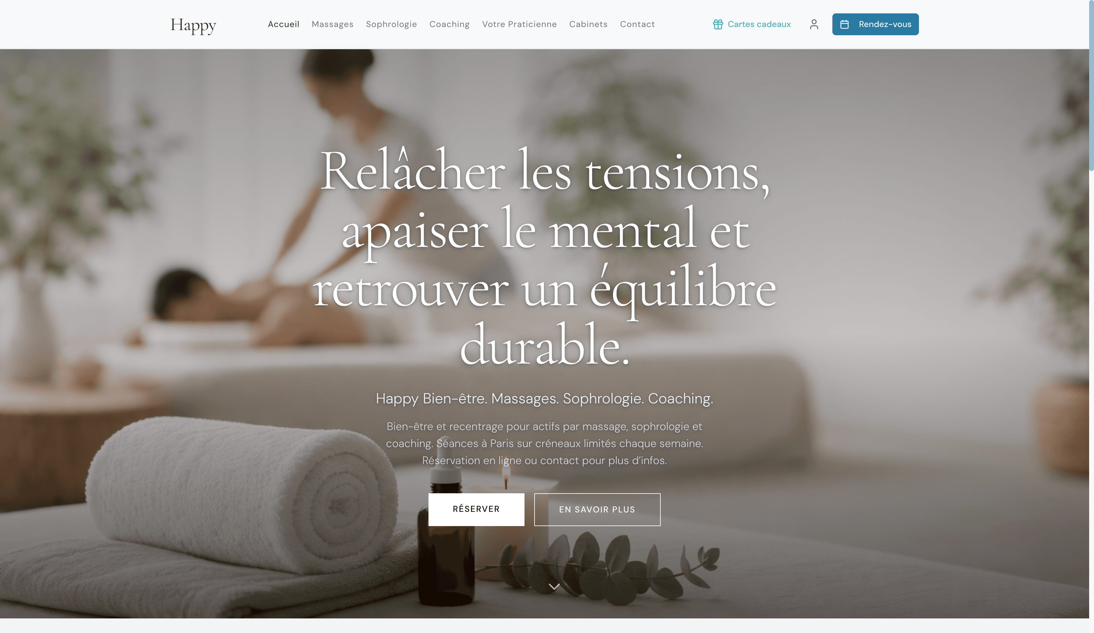 Capture du site happy-bienetre.fr